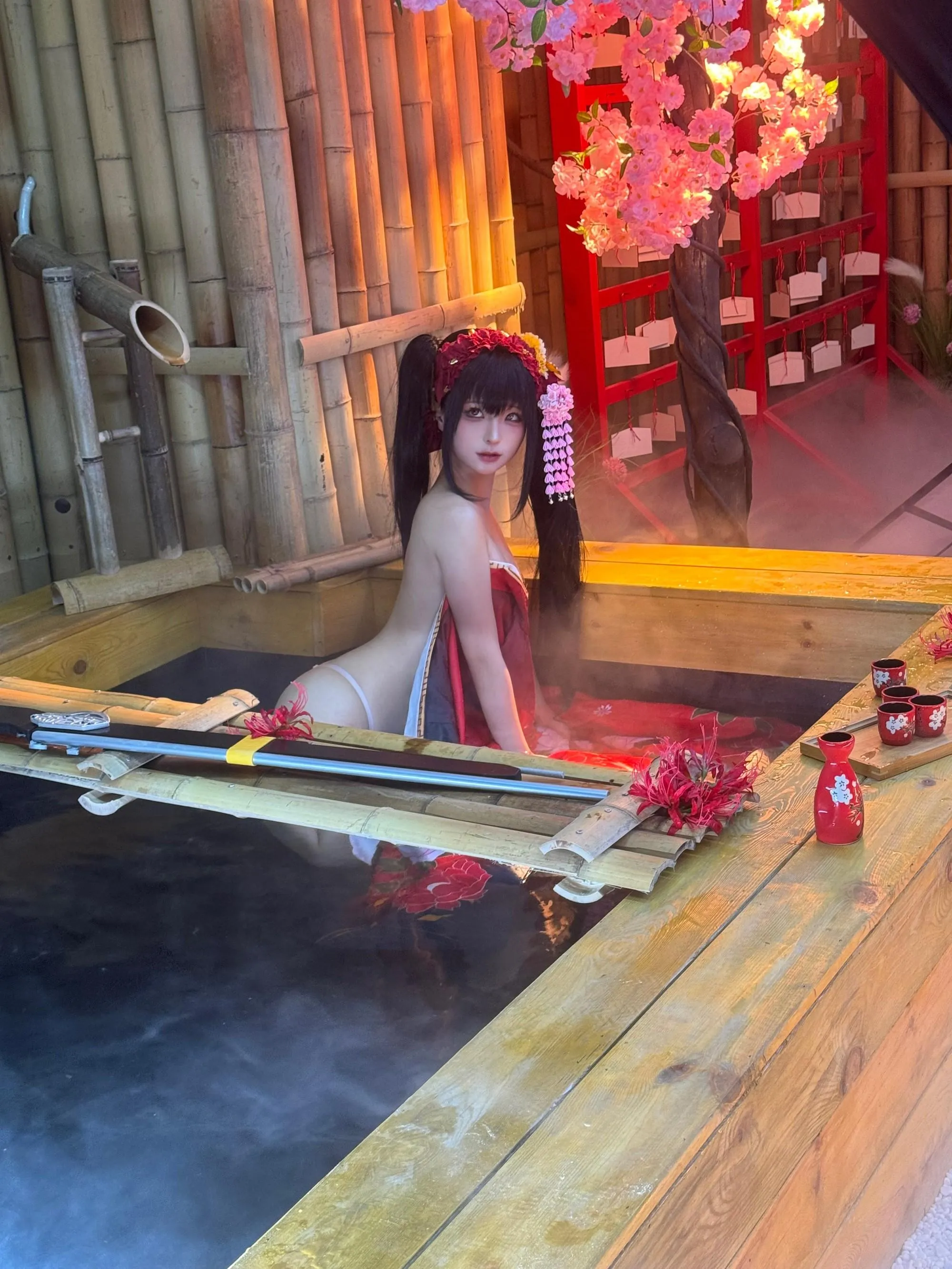 蠢沫沫 – NO.304 狂三和服cos-狂三 花絮 [114P]插图2